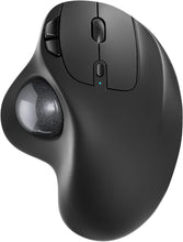 Load image into Gallery viewer, Mouse Trackball Ergonomic Wireless, Bluetooth / USB Receiver