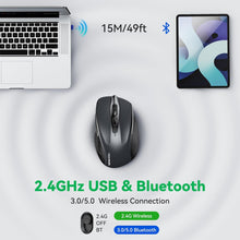 Load image into Gallery viewer, Mouse Ergonomic, Wireless, Bluetooth, Optical