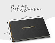 Load image into Gallery viewer, Visitors Register Book, 8-7/8 x 7"