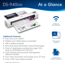 Load image into Gallery viewer, Scanner Brother DS-940DW, Duplex, Wireless, Mobile