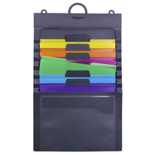 Load image into Gallery viewer, Wall Organizer, 6 Removable Folder Pockets, Letter Size
