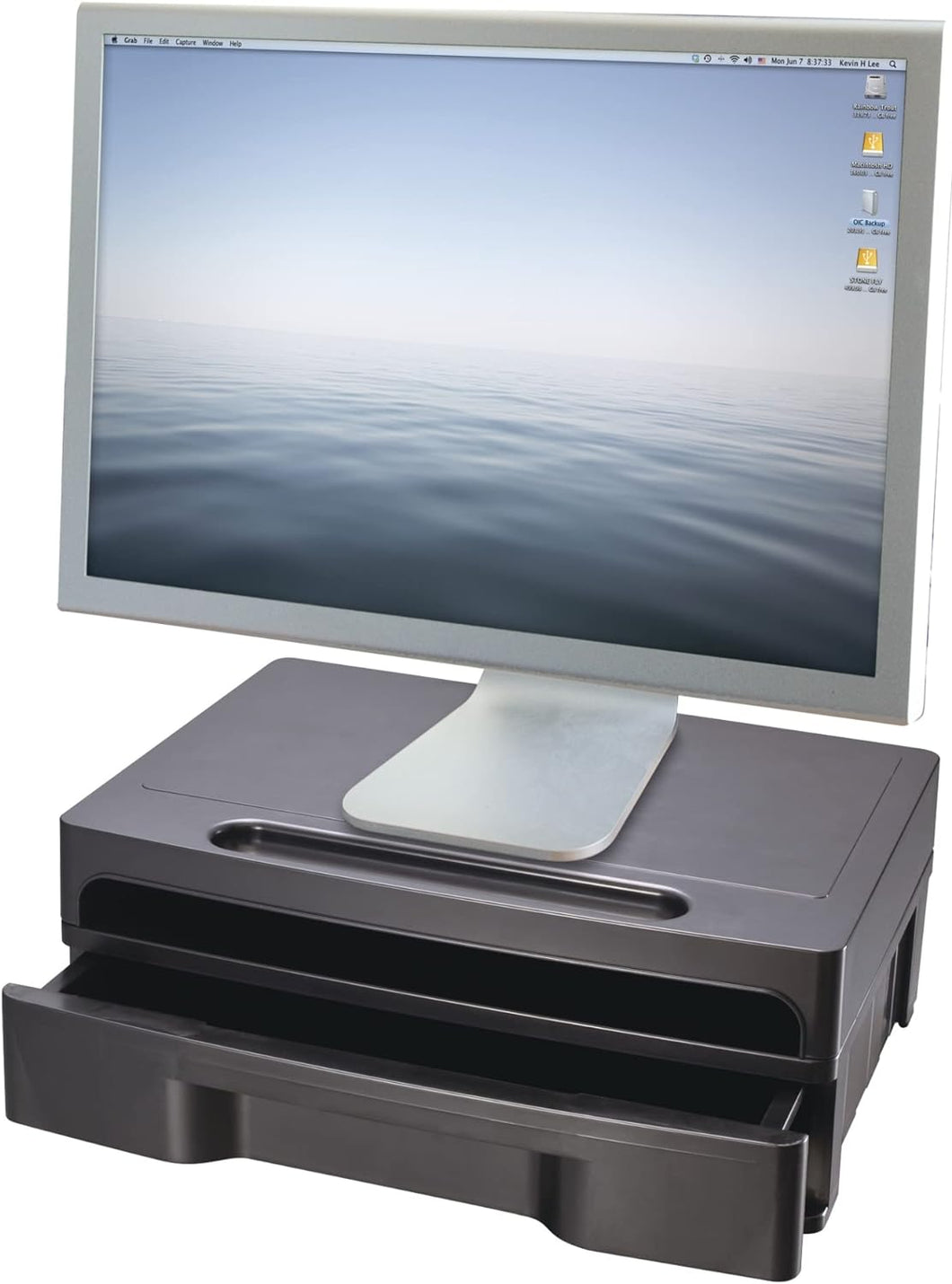 Computer Monitor Drawer Stand Monitor Stand With Drawer – Mi Suplidor PR