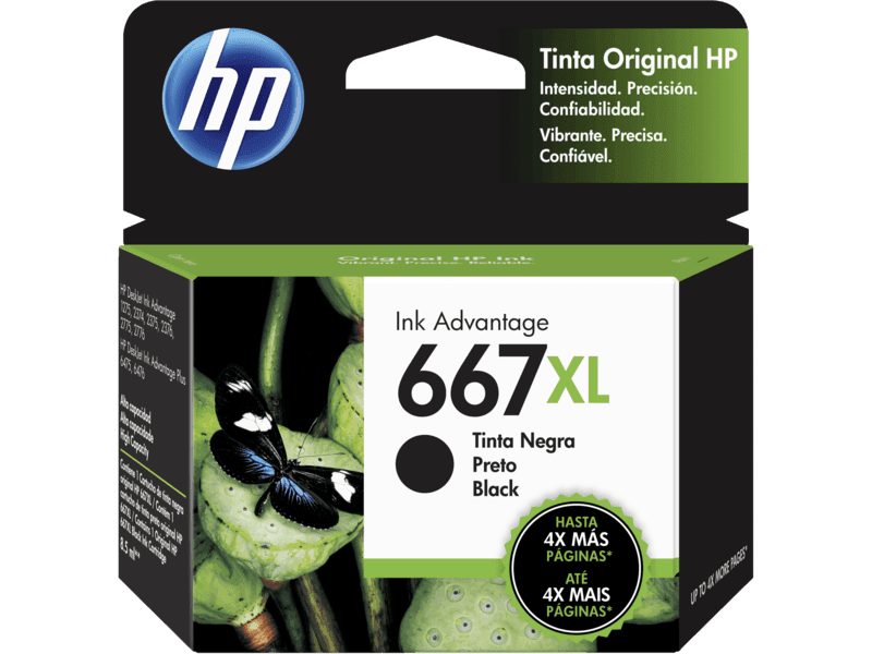 HP 667XL Black (3YM81AL) Original Ink Cartridge