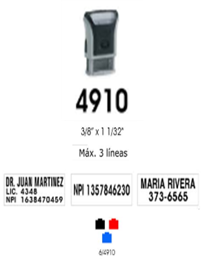 Stamp Self Ink 4910